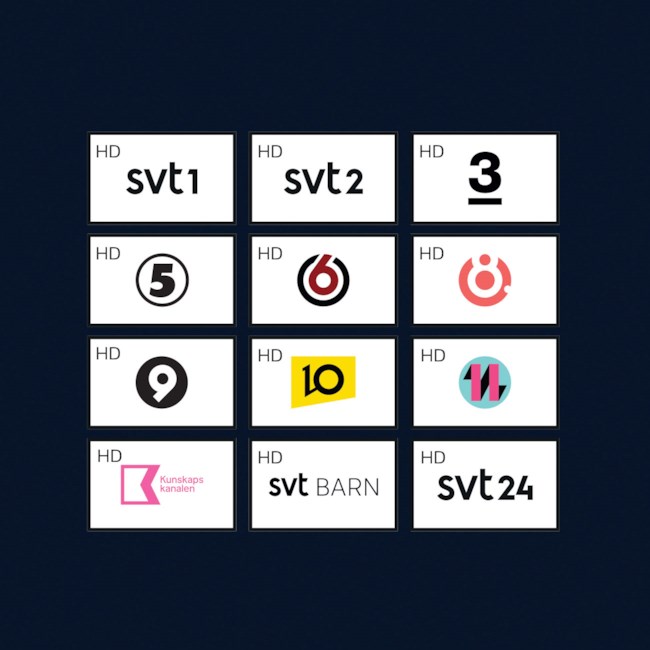 Tv-kanaler i Stream 2