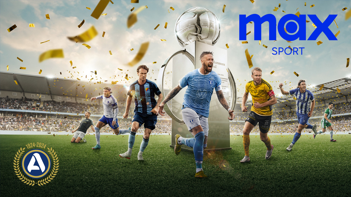 Se allt från Tour de France, Vuelta a España, Wimbledon, PGA-touren, Allsvenskan och Superettan med Max Sport från Allente