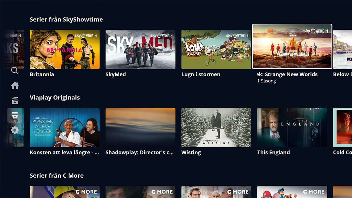 Allente-appen för smart-tv