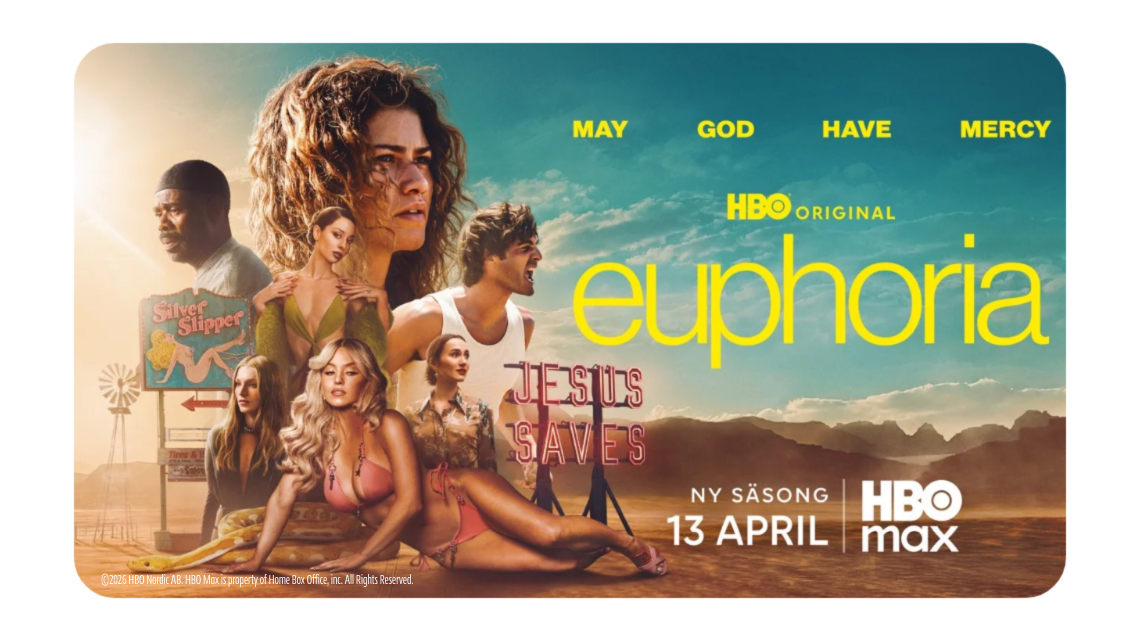 Se Euphoria på HBO Max med Allente