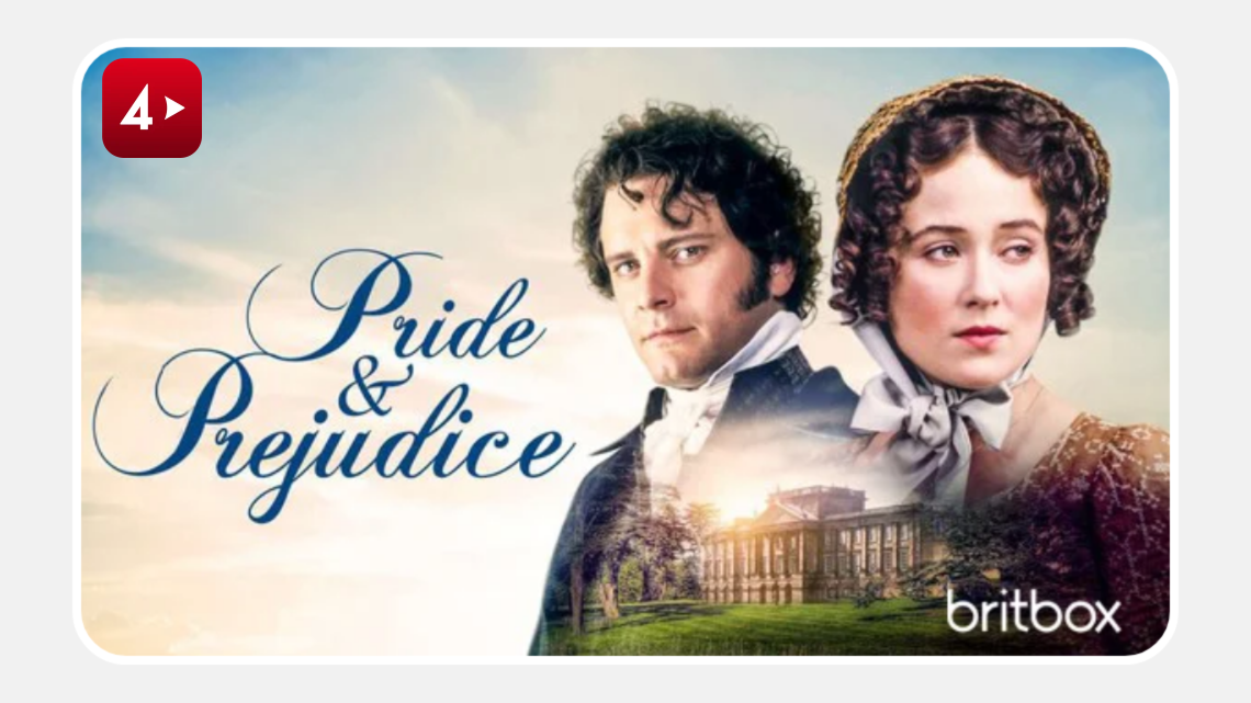 Stolthet och fördom på TV4 Play med Britbox