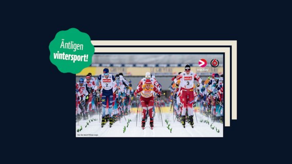 Se vintersporten på TV6 och Viaplay med Allente