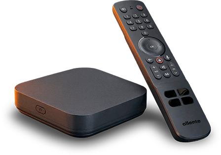 Allente tv-box med fjärrkontroll