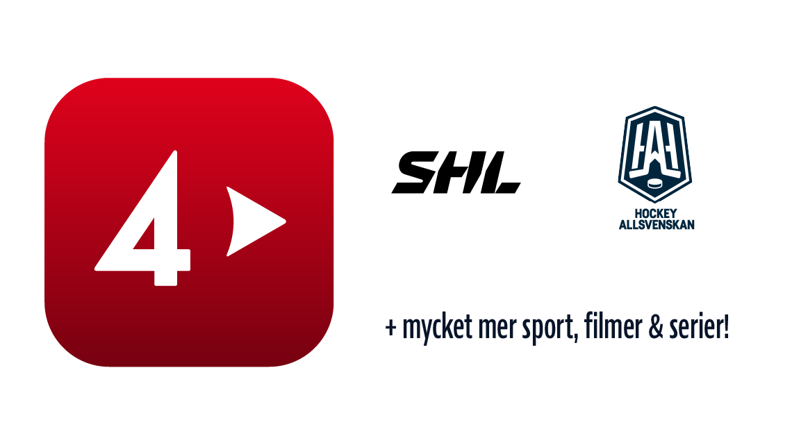 SHL & HockeyAllsvenskan på TV4 Play.