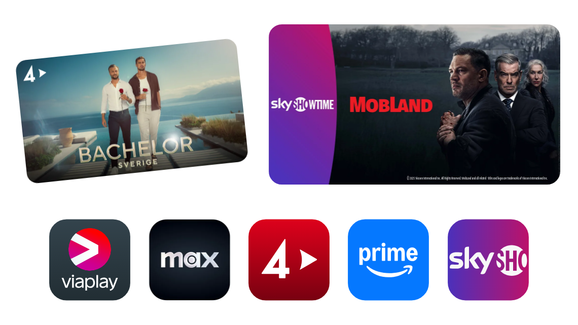 Streamingtjänster att växla mellan