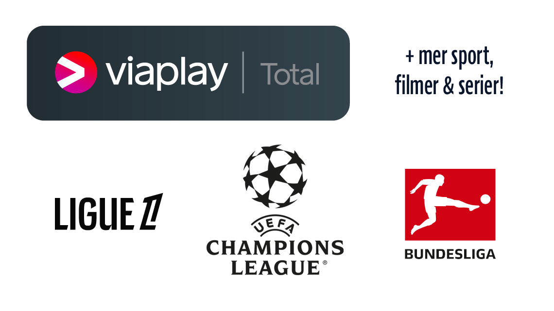 Europeisk toppfotboll med Viaplay Total