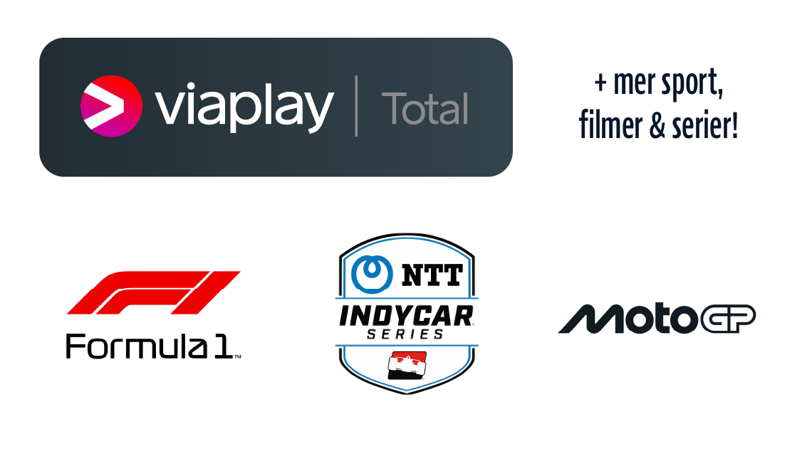 Streama Formel 1 och IndyCar på Viaplay Total