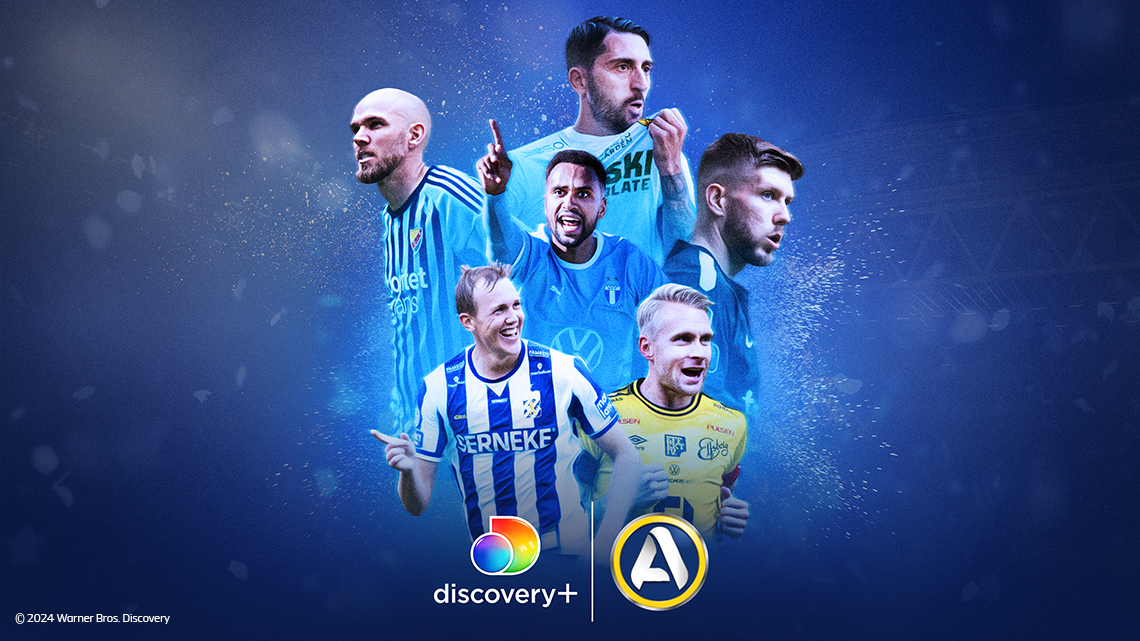 Se alla matcher från Allsvenskan 2024 med discovery+ från Allente