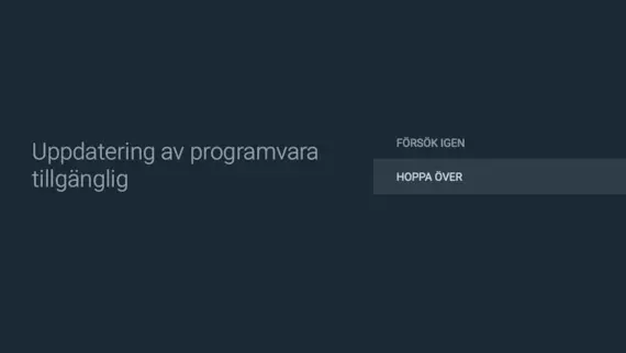Tillgänglig uppdatering