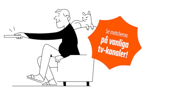 Se alla matcher direkt via tv-boxen eller streama var du vill med appen discovery+