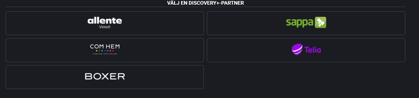 discovery+ hos Allente u2013 Allente