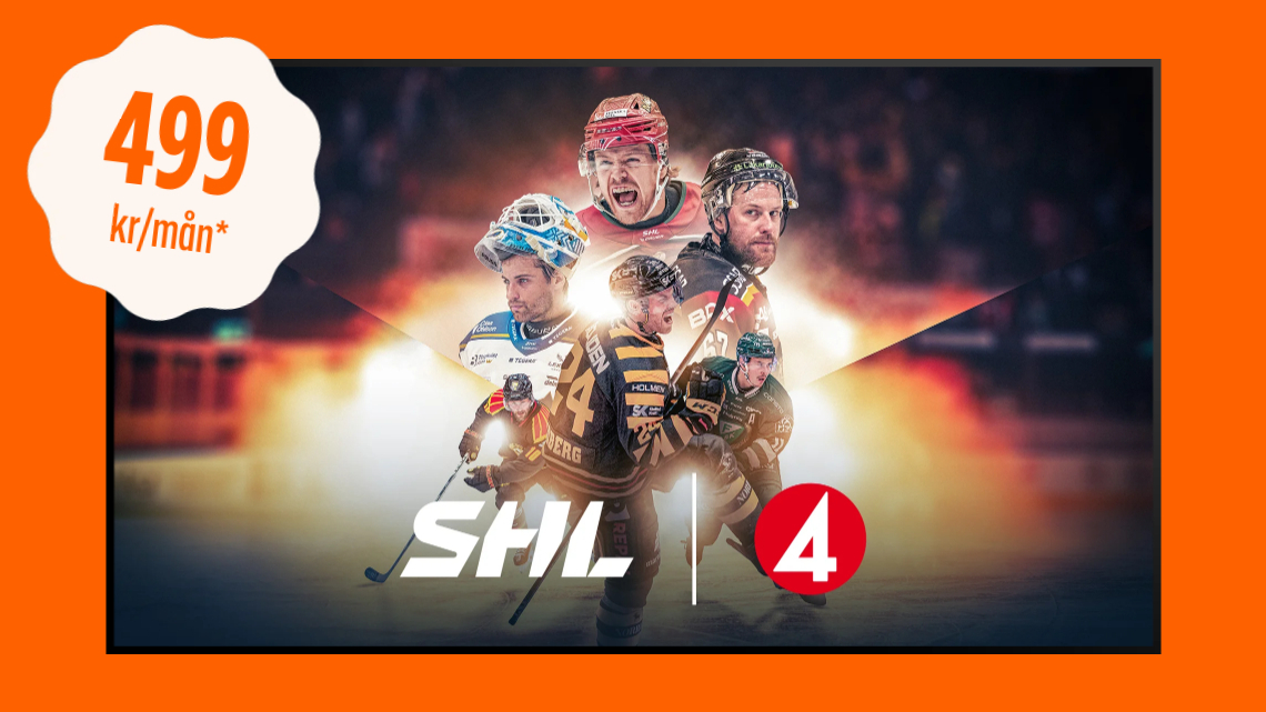 Streama SHL & HockeyAllsvenskan