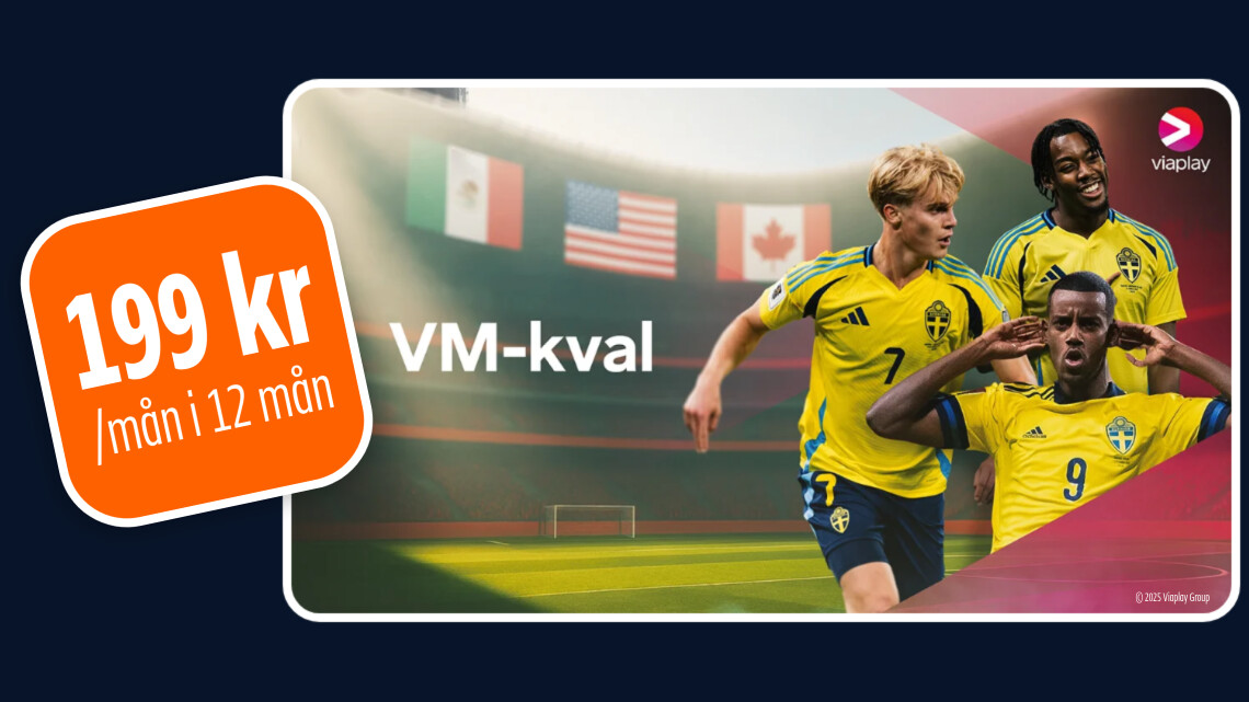 Se VM-kvalet på Viaplay Sport med Allente