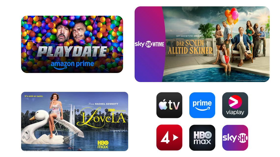 Flex paket med Allente. Nu med Apple TV.