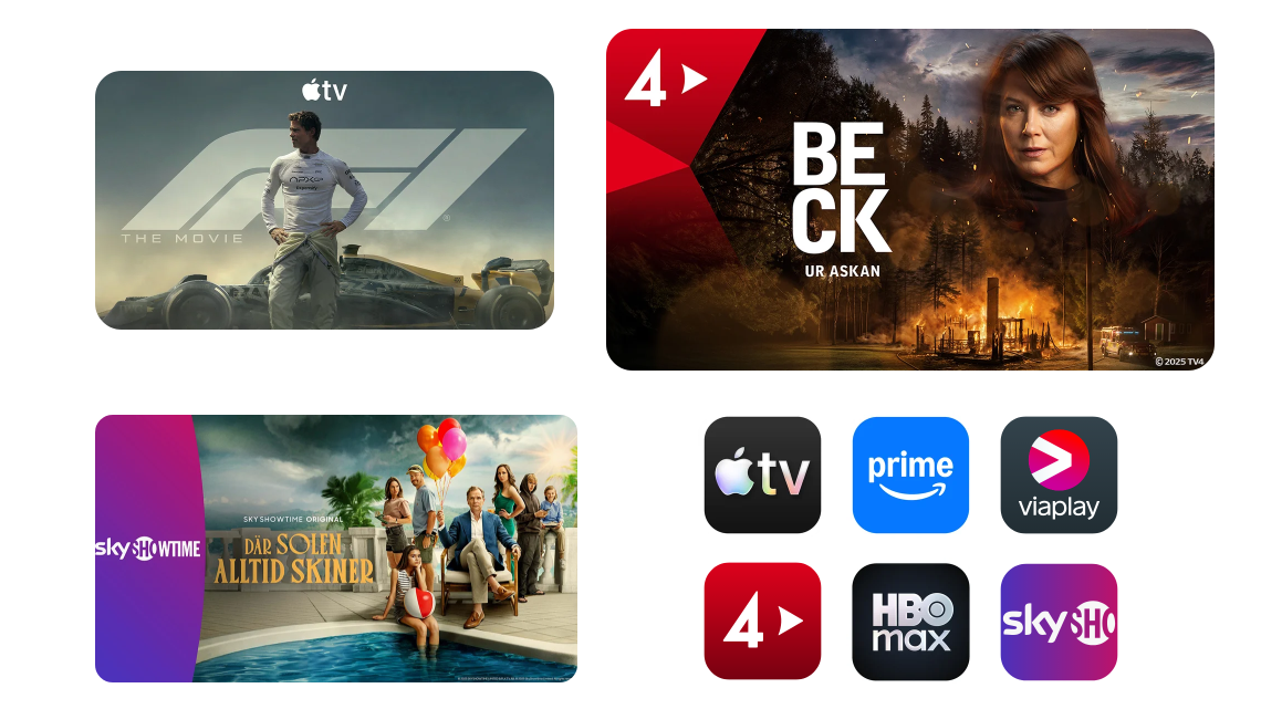 Växla mellan streamingtjänster med Allente