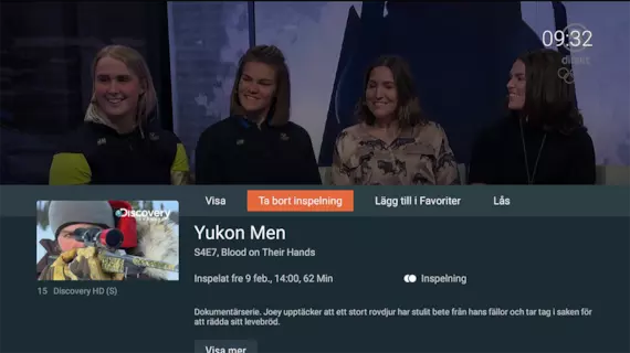 Ta bort inspelning