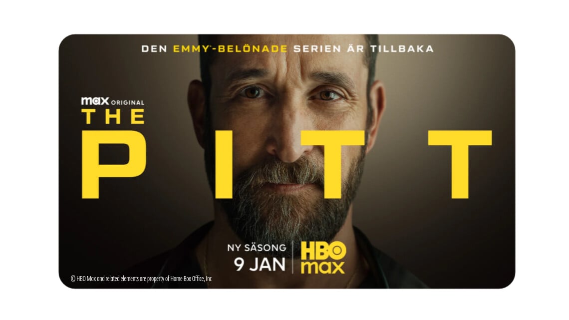 Se andra säsongen av The Pitt på HBO Max med Allente