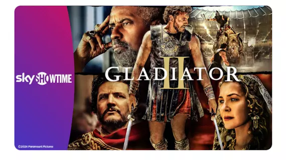 Gladiator II 2 steama på SkyShowtime med Allente