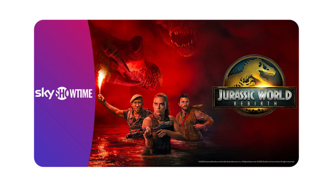 Se Jurassic World: Rebirth på SkyShowtime med Allente