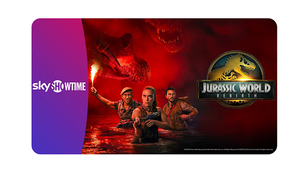 Se Jurrasic World: Rebirth på SkyShowtime med Allente