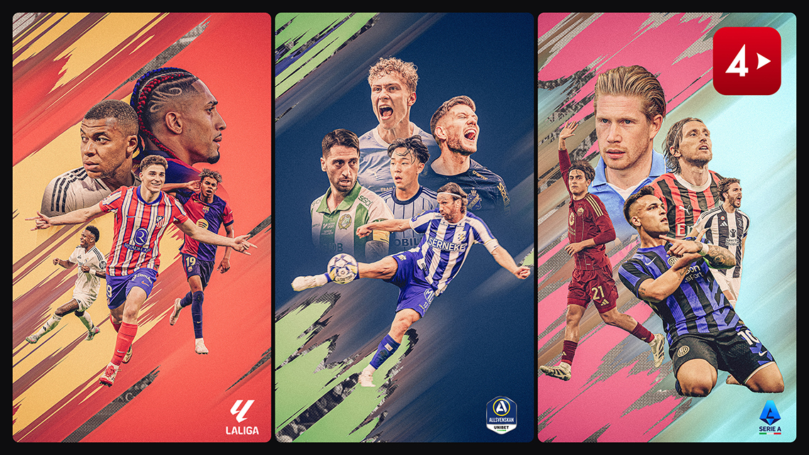 Se Allsvenskan och annan fotboll med TV4 Play Sport Fotboll