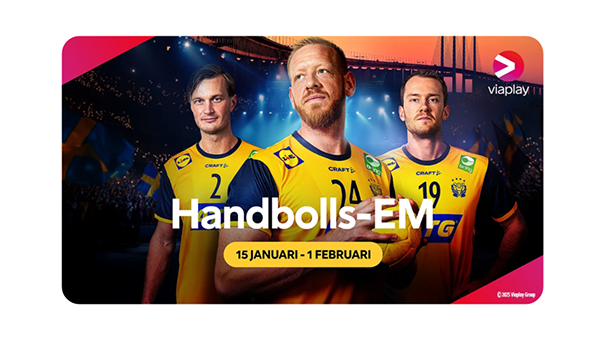 Se herrrarnas Handbolls EM 2026 på Viaplay