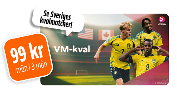 Se vm-kvalet på Viaplay Sport med Allente